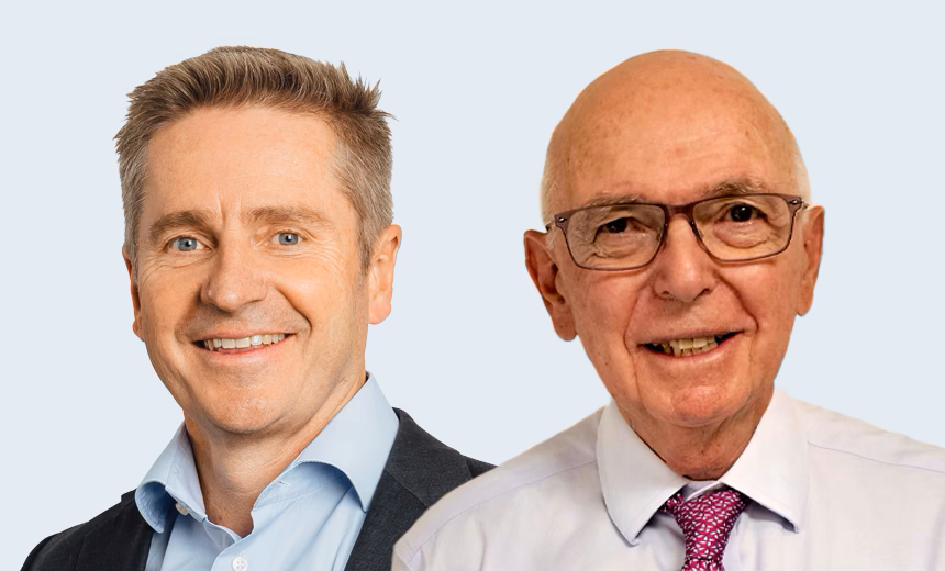 Headshots of Professor Gerard Sutton and Professor Frank Martin.
