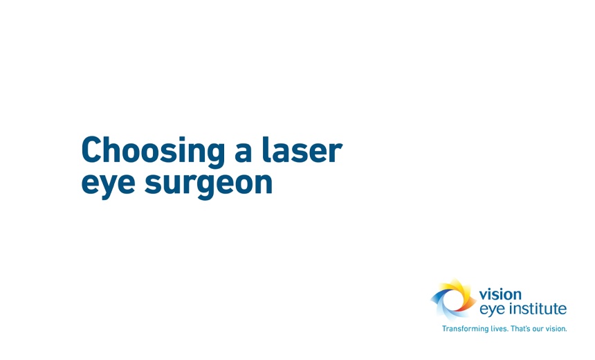 Choosing a laser eye surgeon hero tile