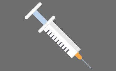 Cartoon image of a syringe