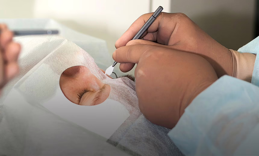 What is the 'flap' in laser eye surgery?